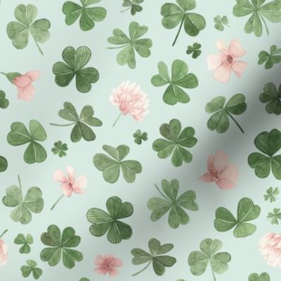 Clovers and Florals // Sea Mist
