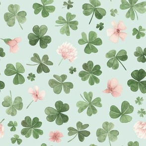 Clovers and Florals // Sea Mist