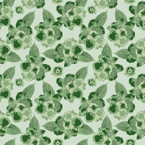 Floral Green Small