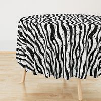 painted zebra stripe