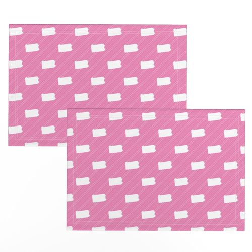 Pennsylvania State Shape Outline Pink and White Stripes