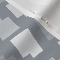 Utah State Shape Pattern Grey and White