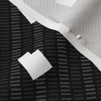 Utah State Shape Pattern Black and White Stripes