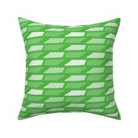 Tennessee State Shape Pattern Lime Green and White