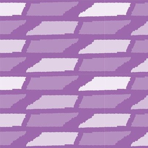 Tennessee State Shape Pattern Purple and White