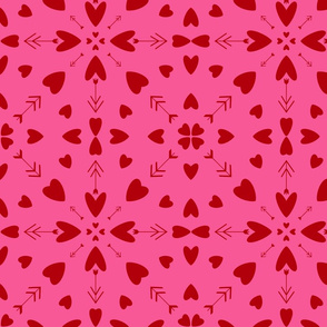 Sweet Hearts (Pink & Red)