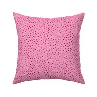 Little spots and speckles cheetah valentine love animal skin abstract minimal dots pink red
