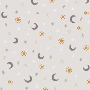 Pastel Stars and Moons