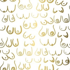 boobs fabric - boobs wallpaper , gold boobs wallpaper, gold boobs fabric, boob fabric - white