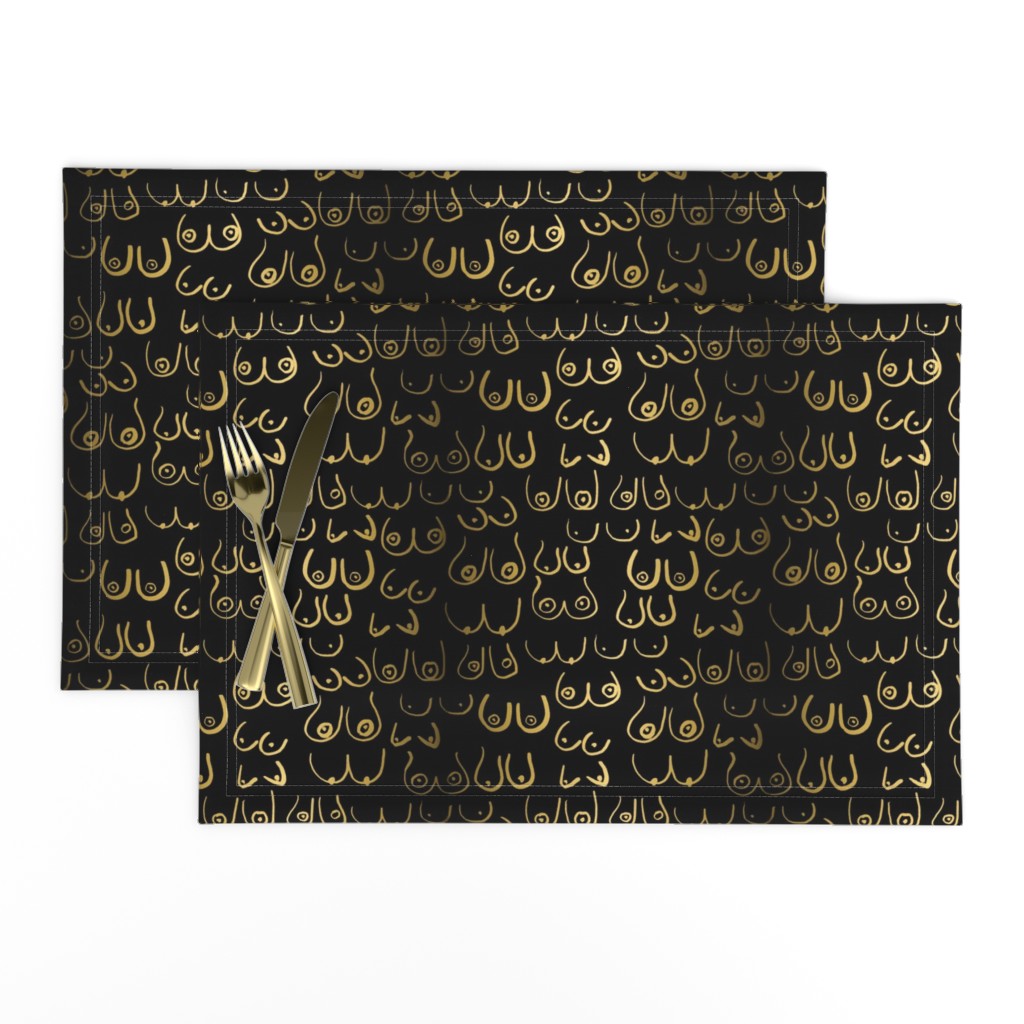 boobs fabric - boobs wallpaper , gold boobs wallpaper, gold boobs fabric, boob fabric - black