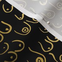 boobs fabric - boobs wallpaper , gold boobs wallpaper, gold boobs fabric, boob fabric - black