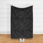 19-16m Black batik Gray Grunge Solid Blender