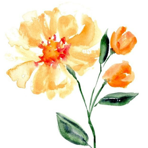 Orange flower power