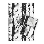 Wild Paths Through The Woods -  Black and White Painterly
