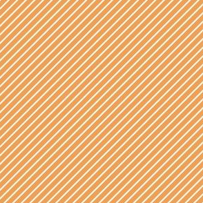 Orange Diagonal Stripes