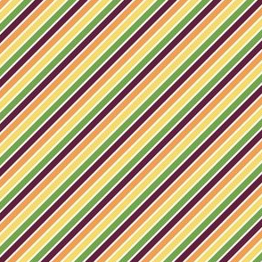 Citrus Diagonal Stripes