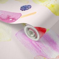 Watercolor Popsicles // Blush