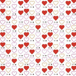Valentine's Day Heart Fabric