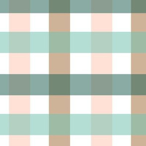 Gingham - Blush, Mint, Ochre and Forest