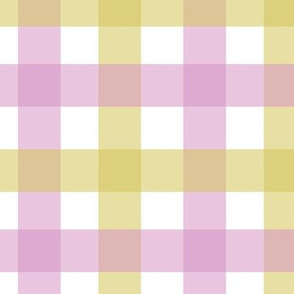 Gingham - Orchid and Chartreuse