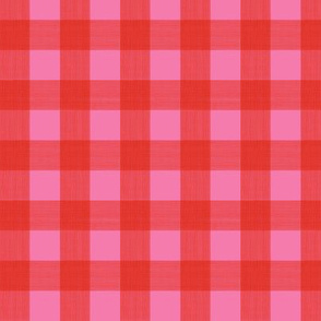 Tiny 3/4" Valentine Buffalo Plaid