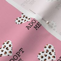Adopt me pet love leopard cat hearts adoption dogs and cats good cause design pink