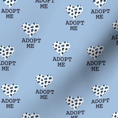 Adopt me pet love leopard cat hearts adoption dogs and cats good cause design blue
