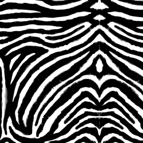 black and white zebra print large by Pippa Shaw