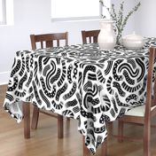 Black and white party pattern