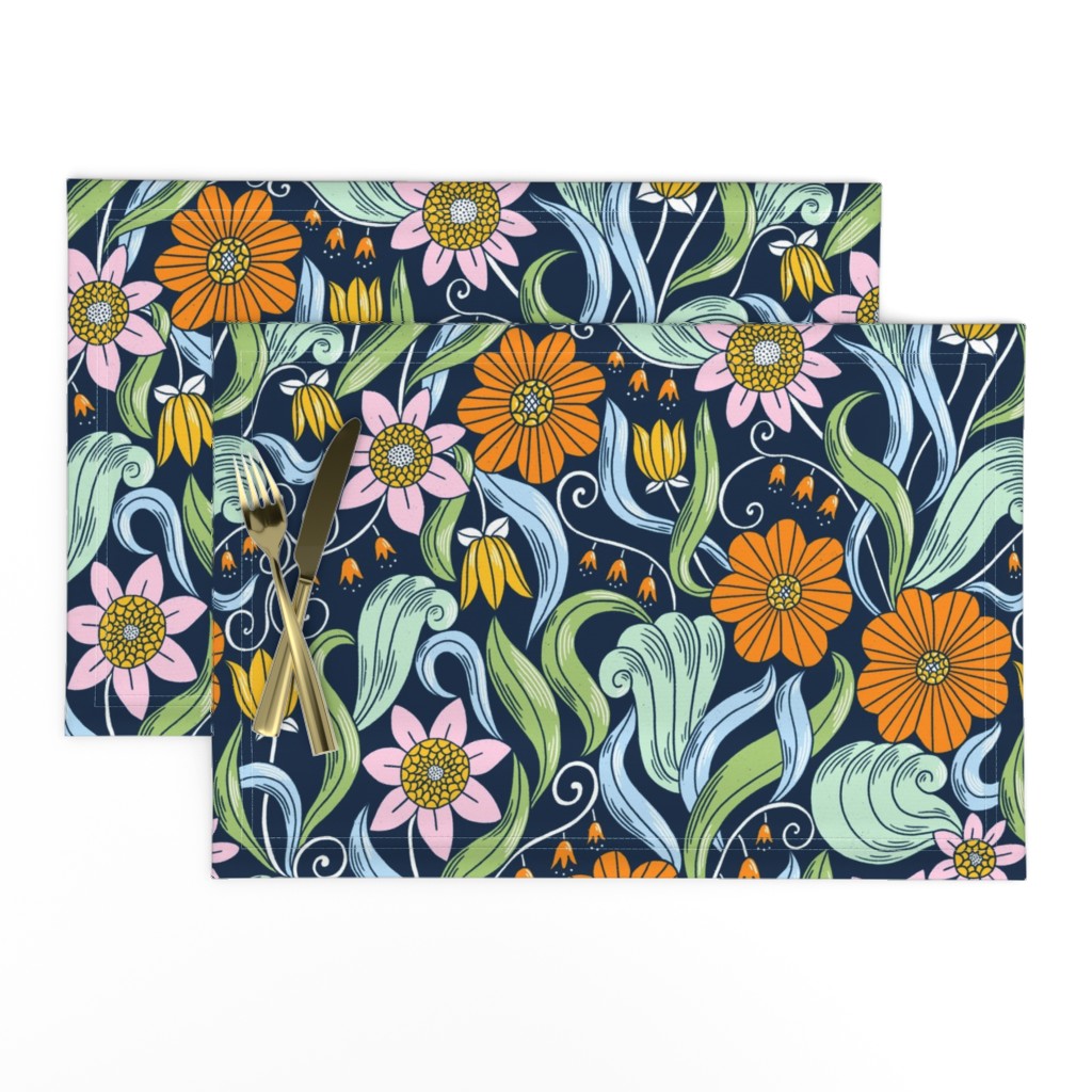 Art Nouveau style pattern