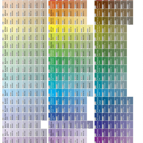 Gradation Color Chart: Tones (WALLPAPER size)