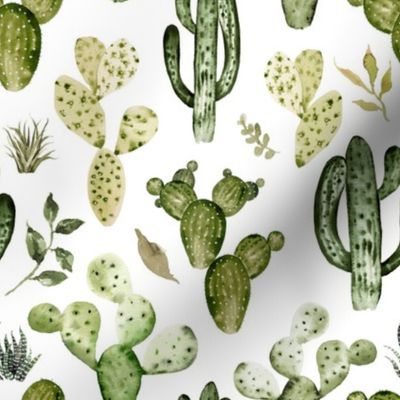 Wild West Cactus // White