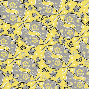 Rats Trendy yellow gray