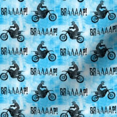 motocross rider   -  bright blue - braaap! dirt bikes - LAD20