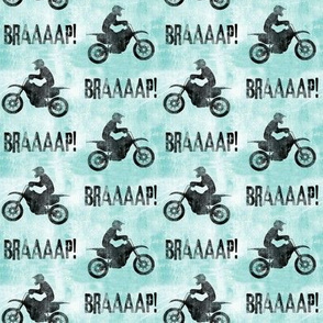 motocross rider   -  blue - braaap! dirt bikes - LAD20