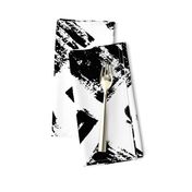 Black and White Painted Diamonds - Large Scale