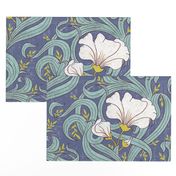 Art Nouveau Modern Floral - large scale