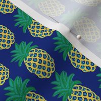 Pineapple on classic blue