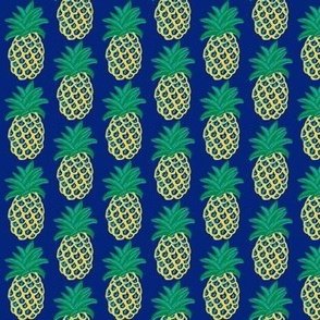 Pineapple on classic blue