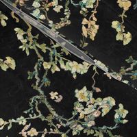 Vincent Van Gogh Almond Blossom Black