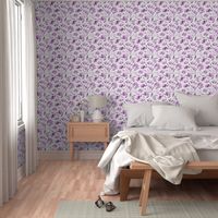 Amethyst cotton flowers for modern home decor, bedding, nursery