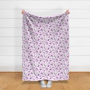 Amethyst cotton flowers for modern home decor, bedding, nursery