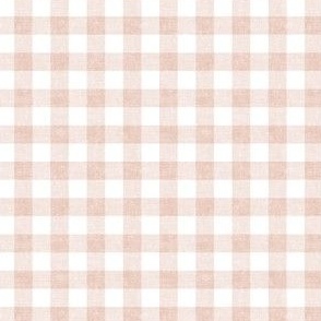 Spring plaid - Gingham Check - pink - LAD20