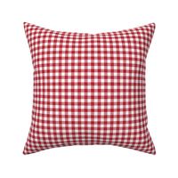 Spring plaid - Gingham Check - red - LAD20