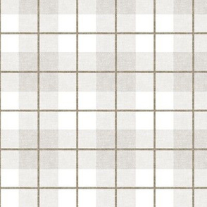 Spring plaid - beige - double grid - LAD20