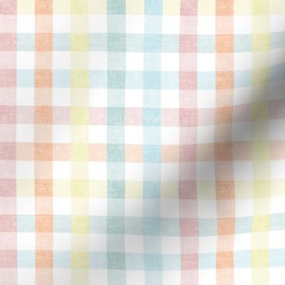 Easter Plaid - Spring Plaid - pastel- Gingham Check - LAD20