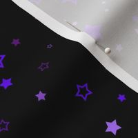 Purple scattered stars - small