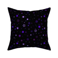 Purple scattered stars - small