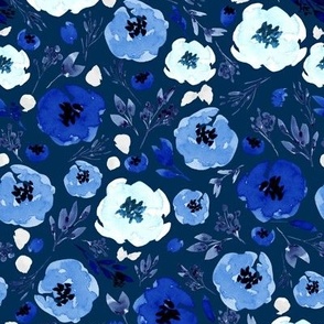Primrose Garden - Pantone Blue Regular Scale