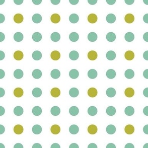 PolkadotsBlue Green Dot|Whimsy Floral|Renee Davis